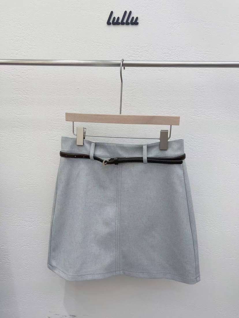 LULULALLA韓國直郵東大門代購女裝新品人氣時尚真品裙褲腰帶LULULALLA裙褲