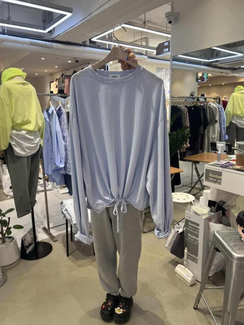 URBANE韓國直郵東大門實拍女裝新品人氣推薦職業真品長袖T恤DANBAL長袖T恤