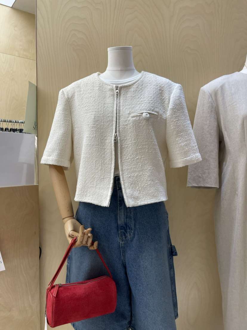 BASKET直郵韓國代購女裝新品24春夏職業熱賣真品時尚夾克BASKET夾克
