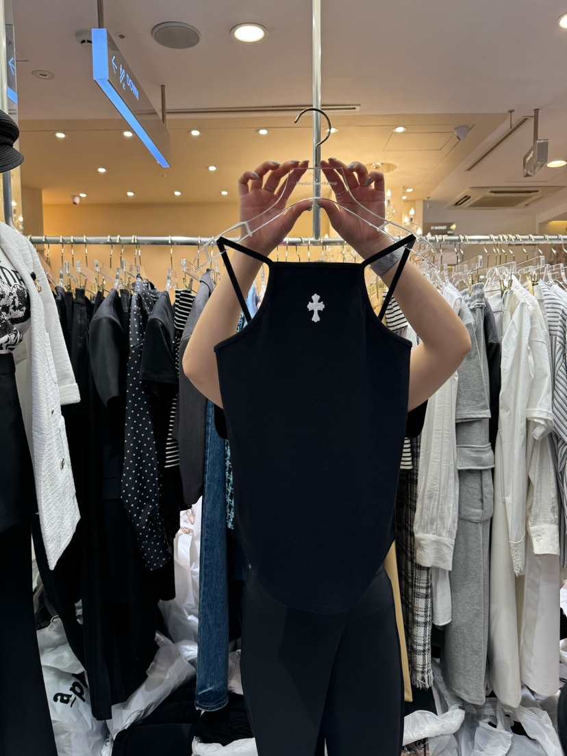 Workshop韓國直郵東大門實拍女裝新品24春夏推薦吊帶背心Work_shop吊帶/背心