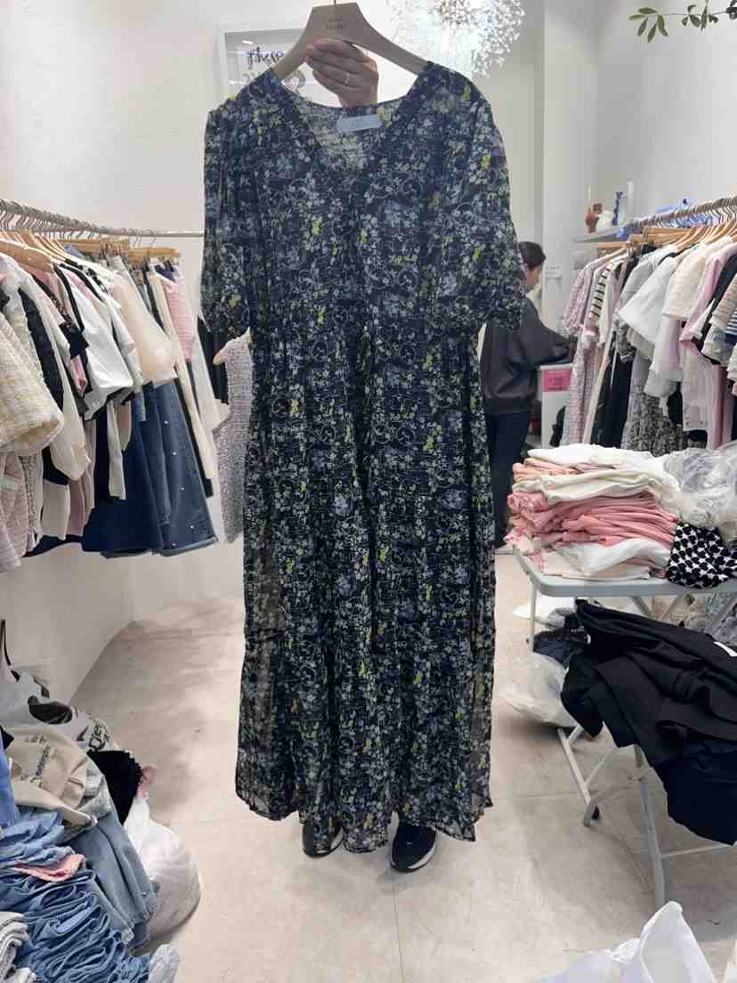 ABLE STUDIO直郵韓國代購女裝新品職業熱賣人氣24春夏連衣裙TERAIS連衣裙