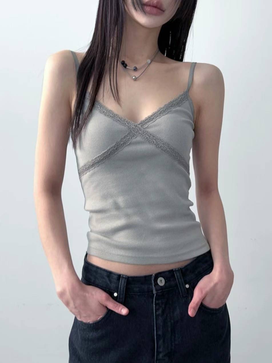 FIND韓國直郵東大門代購女裝新款24春夏人氣熱賣吊帶背心O-RI吊帶/背心