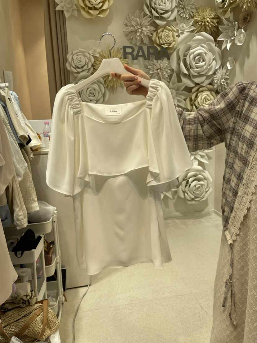 RARA韓國直郵女裝新款熱賣真品職業人氣24春夏襯衫蕾絲衫MELO襯衫/蕾絲衫