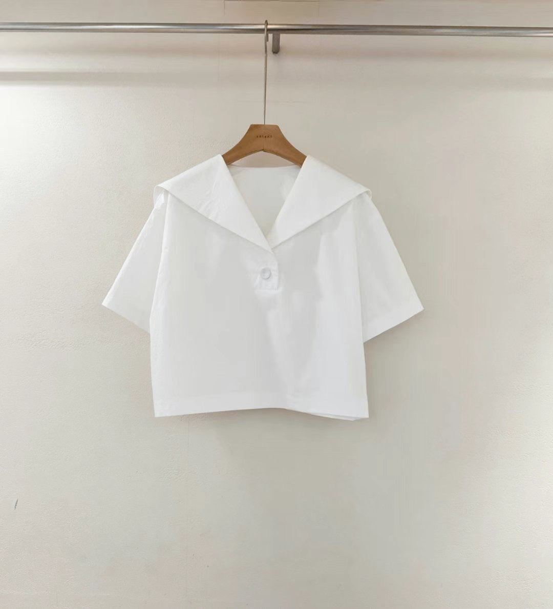 VOLANT韓國直郵女裝新款熱賣時尚休閑推薦人氣真品襯衫蕾絲衫VOLANT襯衫/蕾絲衫