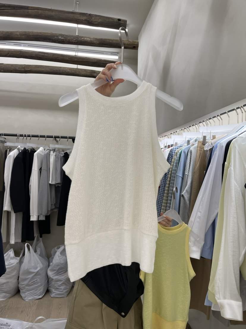 Waller直郵韓國代購女裝新品推薦時尚真品職業休閑吊帶背心NOTHING吊帶/背心