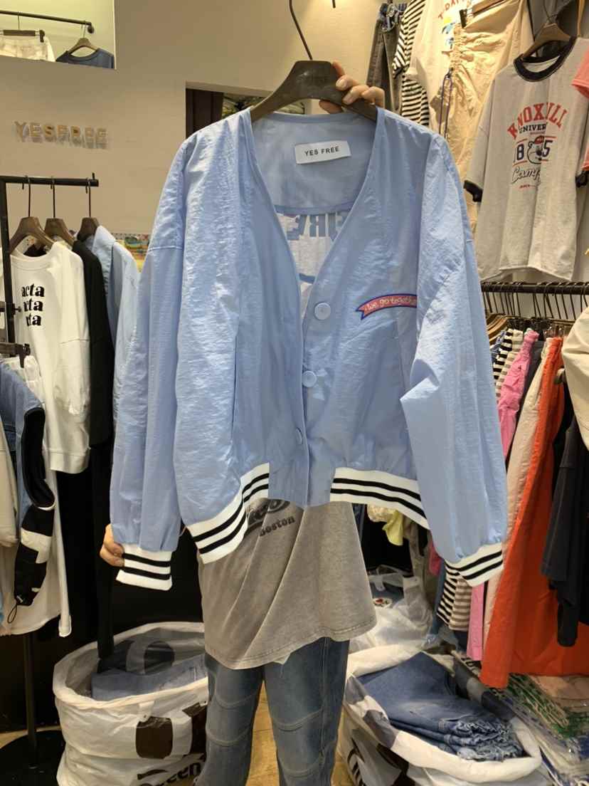 YESFREE韓國直郵東大門實拍女裝新品推薦時尚人氣職業24春夏夾克YESFREE夾克