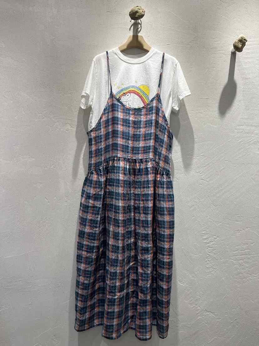 AT NOTE東大門代購女裝新品時尚人氣推薦連衣裙不含內搭格紋AT NOTE連衣裙