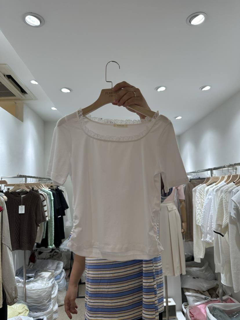 PLAYLIST東大門代購女裝新品真品人氣熱賣推薦24春夏T恤長款confettiT恤