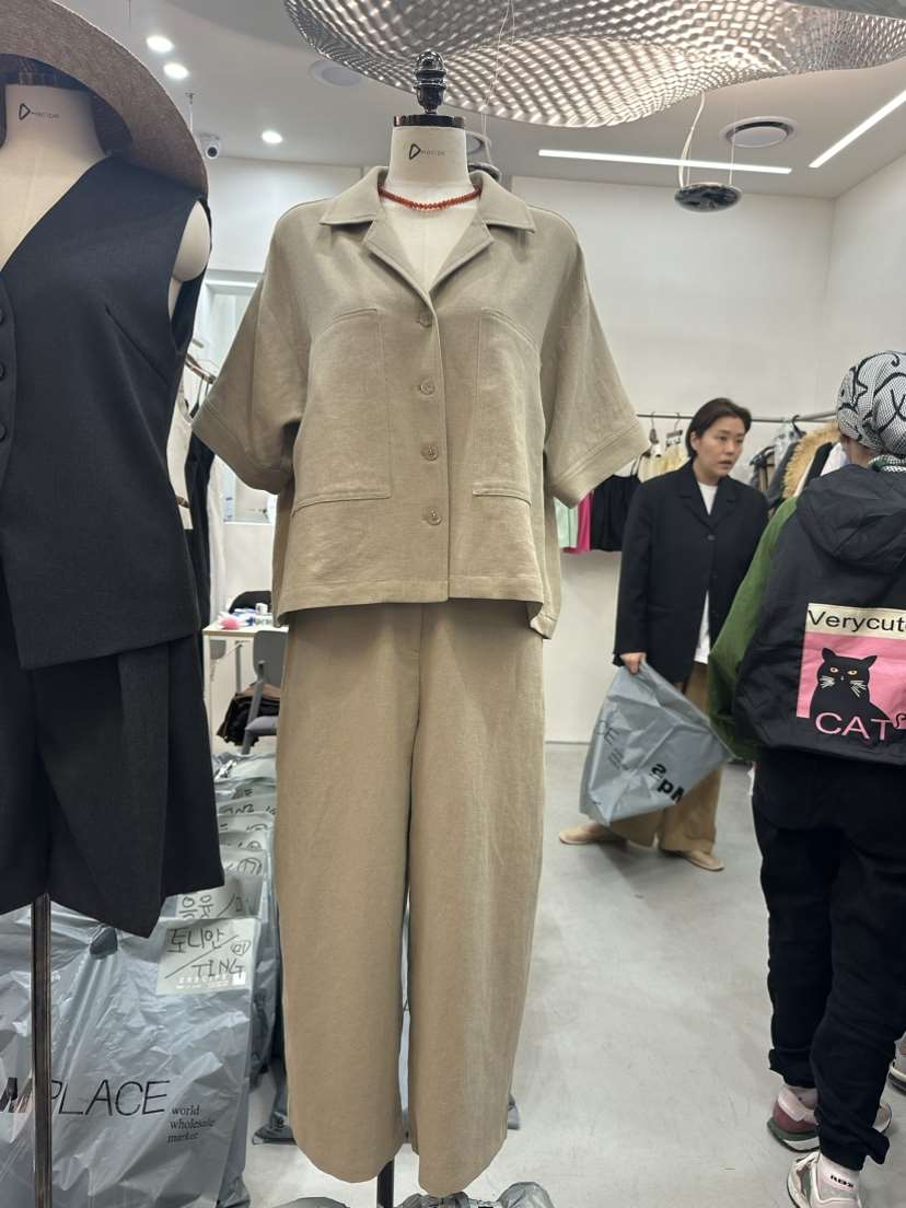 DRECIPE韓國直郵東大門實拍女裝新品時尚推薦熱賣24春夏套裝PAVEL套裝