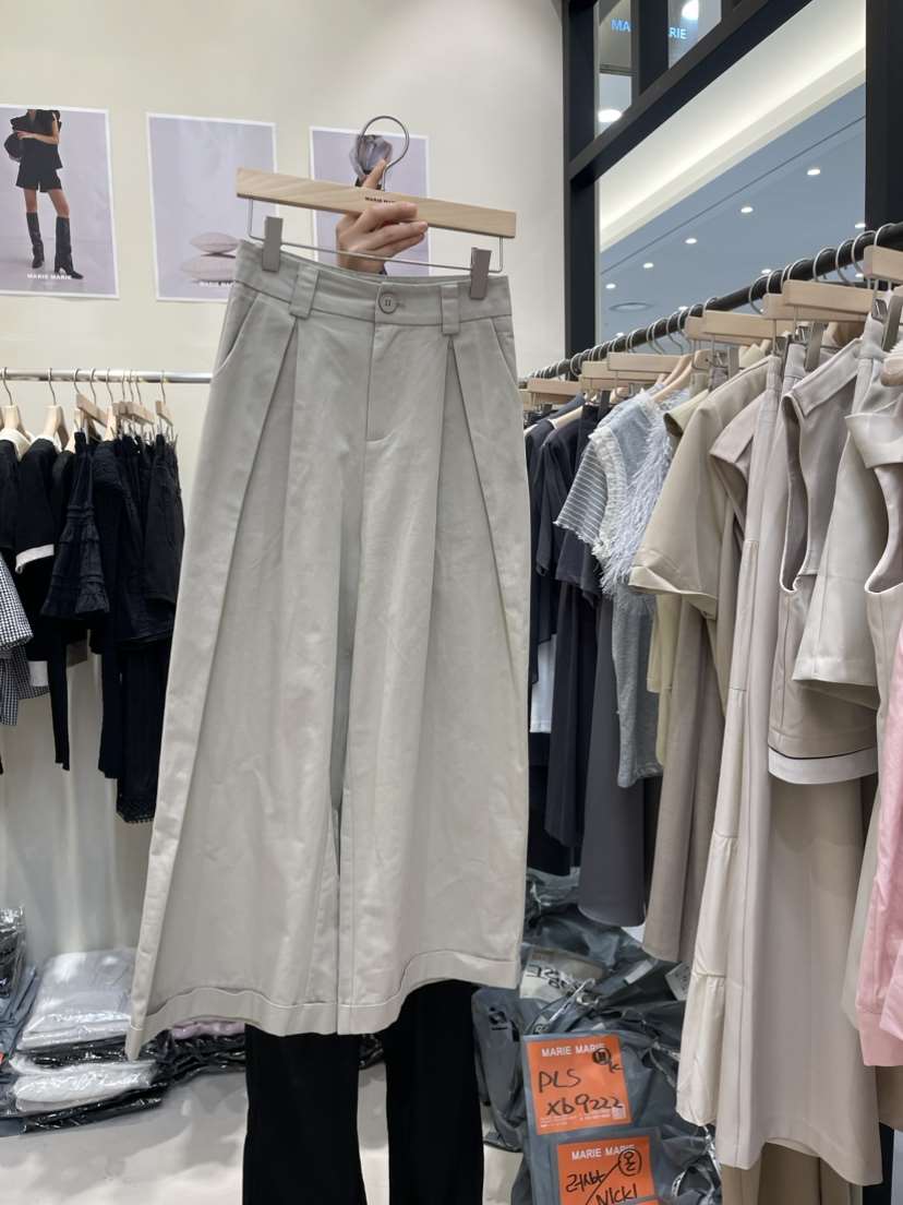MARIE MARIE韓國直郵東大門代購女裝新款熱賣時尚休閑褲百褶MARIE MARIE休閑褲