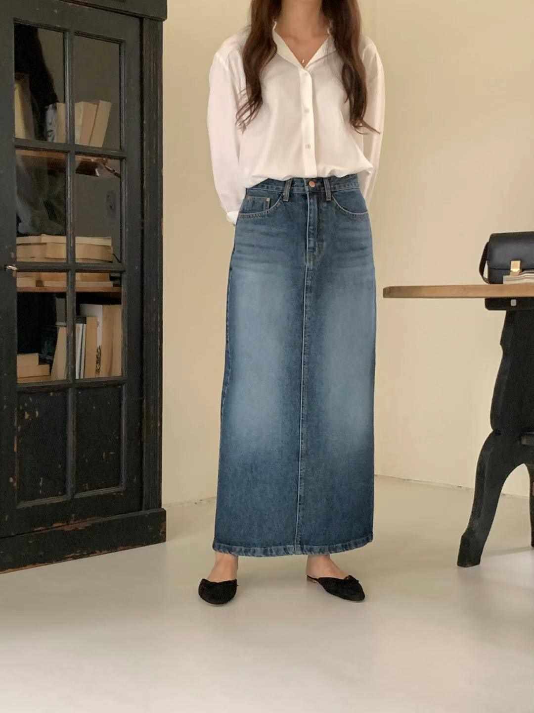 MISSJEAN韓國直郵東大門代購女裝新品真品熱賣人氣24春夏長裙MISSJEAN長裙