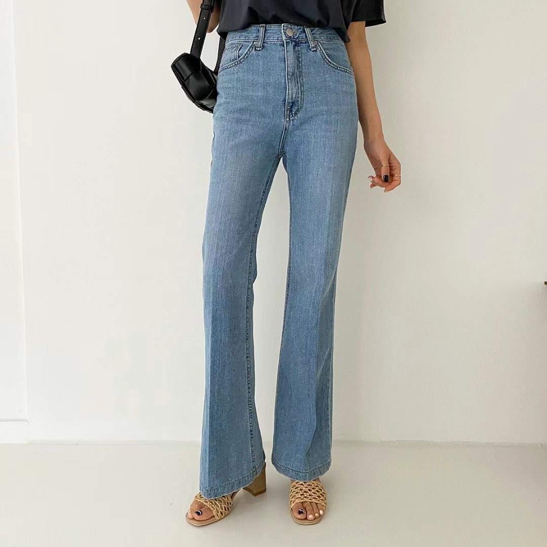 MISSJEAN韓國直郵女裝新品休閑時尚24春夏推薦真品牛仔褲MISSJEAN牛仔褲