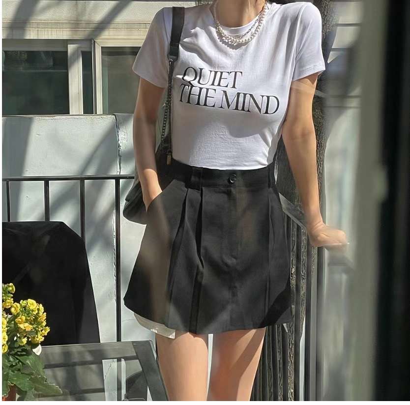 OUR HOUR韓國直郵東大門代購女裝新款24春夏時尚短裙口袋MELLO短裙