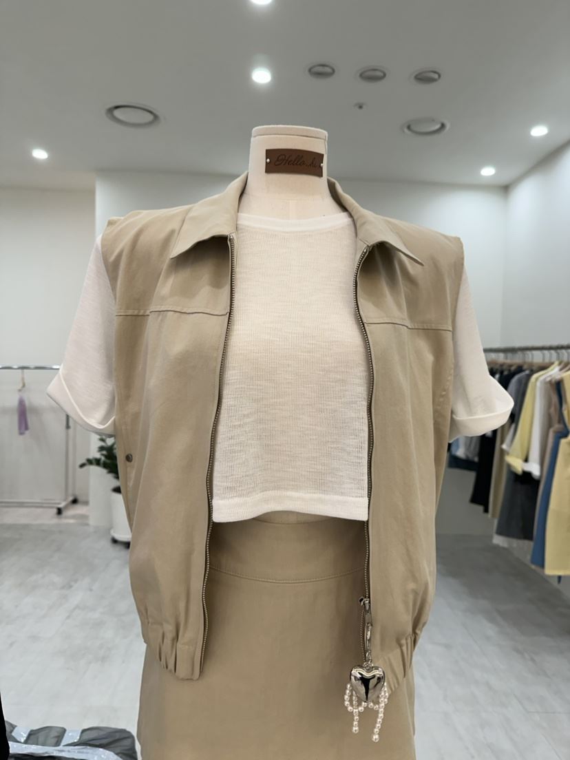 Hello Hi直郵韓國代購女裝新品休閑熱賣推薦人氣職業時尚馬甲Hello Hi馬甲
