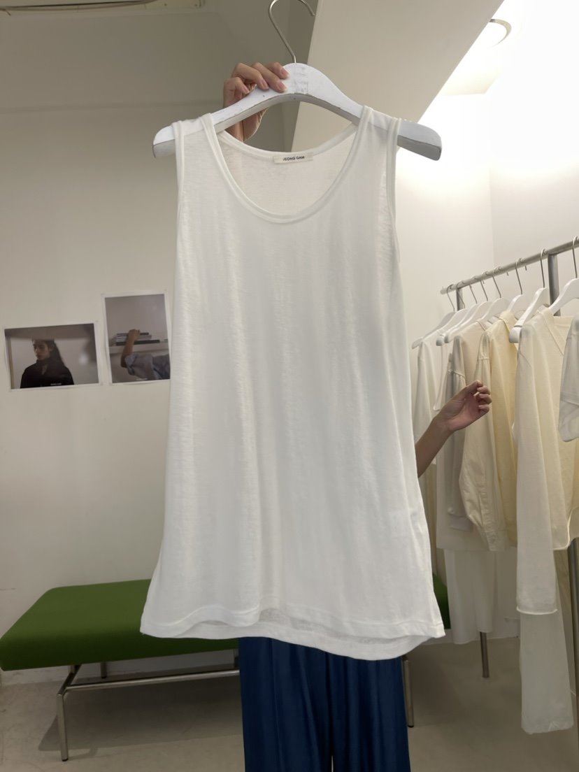 JEONG GAM韓國直郵女裝新款熱賣真品24春夏職業吊帶背心TUG吊帶/背心