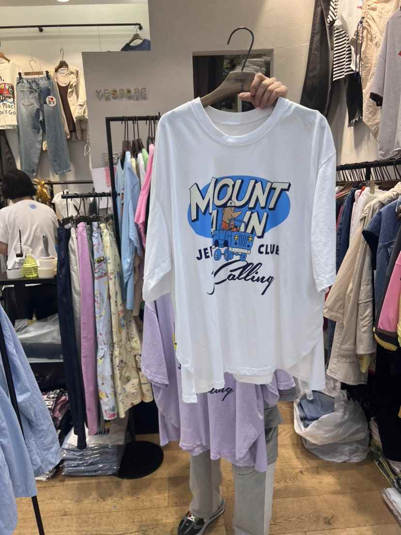 YESFREE韓國直郵東大門代購女裝新款休閑時尚熱賣推薦24春夏T恤YESFREET恤