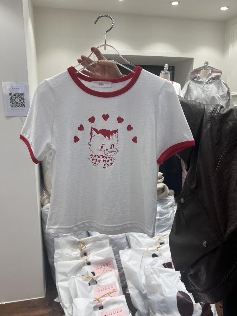 ANOES直郵韓國代購女裝新品推薦時尚真品24春夏人氣熱賣T恤ANOEST恤
