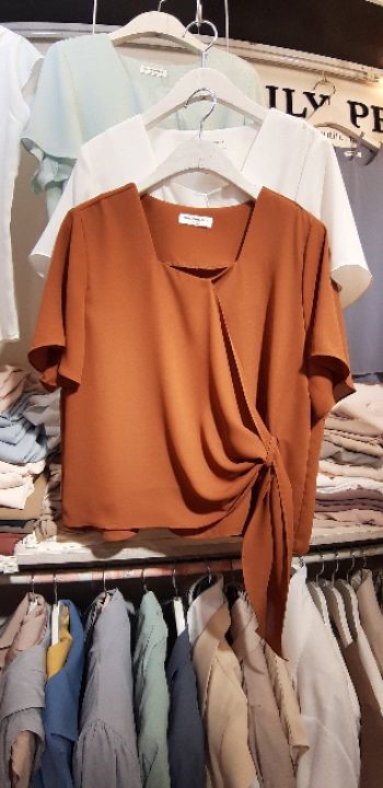 DAILY PROJECT韓國直郵女裝新品休閑真品24春夏襯衫蕾絲衫DAILY PROJECT襯衫/蕾絲衫