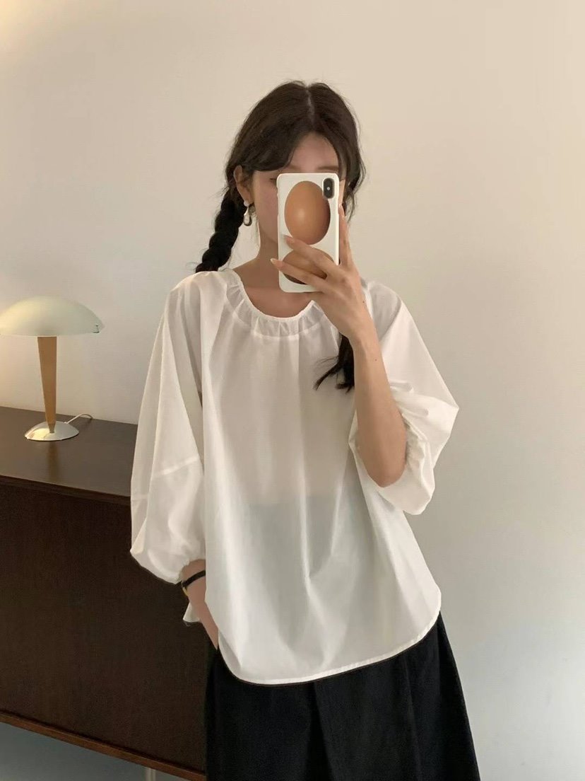 EGG/DS訂貨周期長直郵韓國代購女裝新款時尚休閑襯衫蕾絲衫PROJECT ELF/ELF-L襯衫/蕾絲衫
