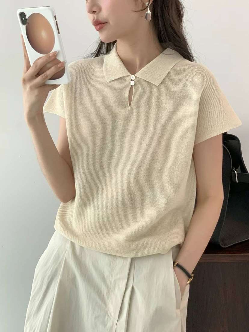 EGG/DS訂貨周期長直郵韓國代購女裝新款職業推薦24春夏針織衫PROJECT ELF/ELF-L針織衫