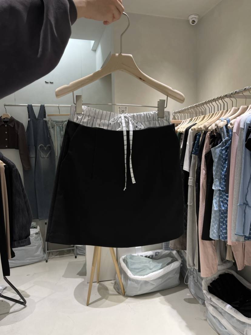TOO HOT韓國直郵女裝新款真品時尚職業熱賣人氣短裙可拆卸TOO HOT短裙