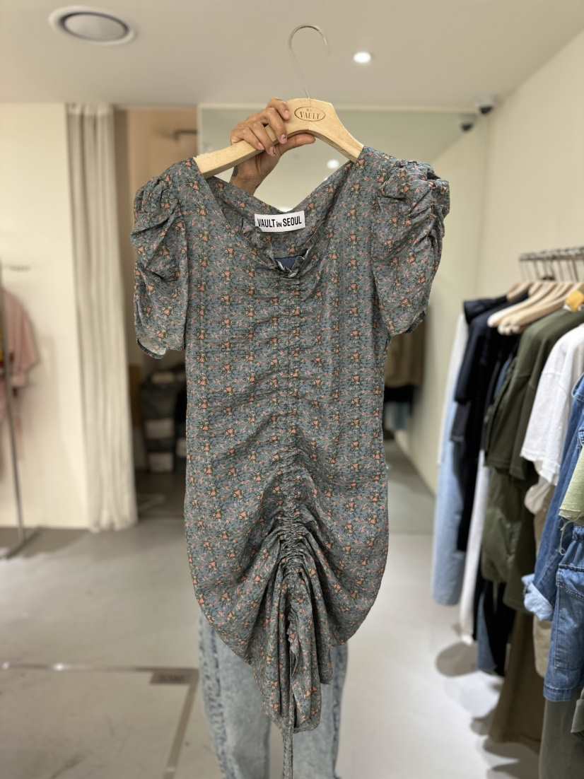VAULT韓國直郵東大門實拍女裝新款時尚休閑人氣真品24春夏連衣裙VAULT連衣裙