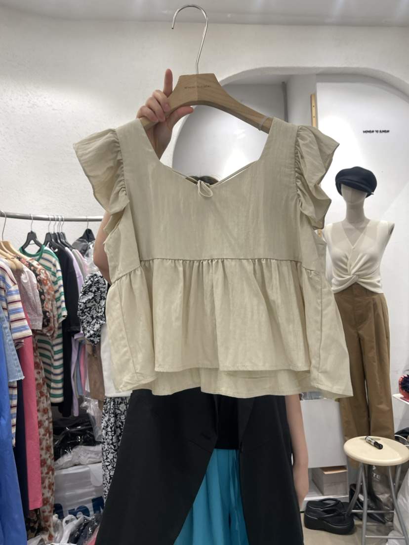MONDAY TO SUNDAY韓國直郵東大門實拍女士新品24春夏吊帶背心MONDAY TO SUNDAY吊帶/背心