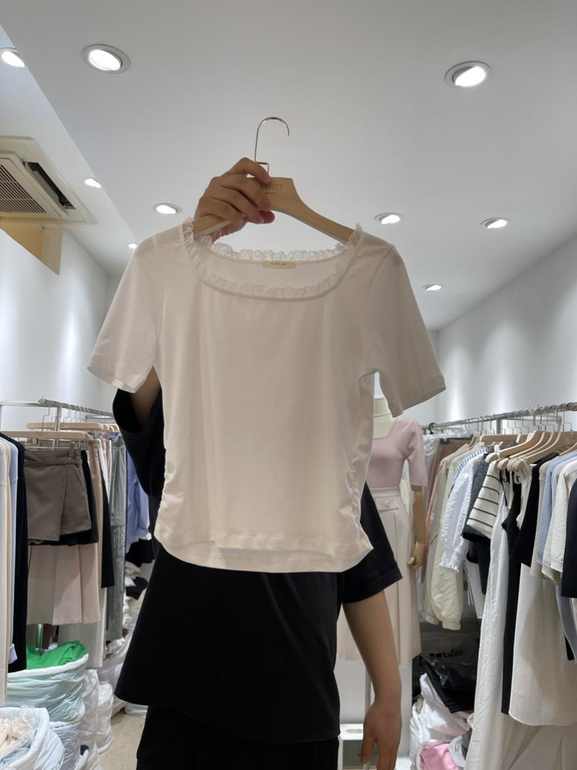 PLAYLIST韓國直郵女裝新品24春夏時尚真品人氣推薦職業T恤confettiT恤