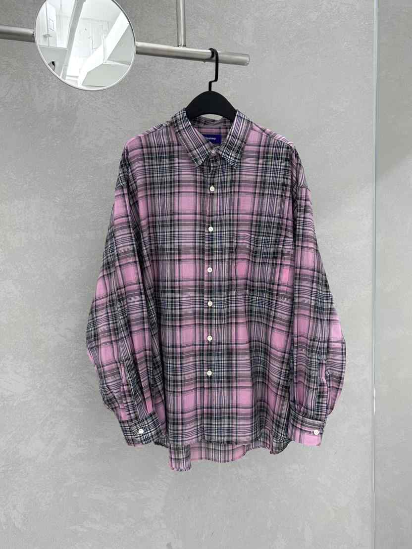 HESTORY韓國直郵東大門實拍女裝新品真品人氣襯衫蕾絲衫格紋HESTORY襯衫/蕾絲衫