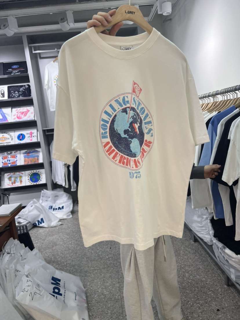 L GREY韓國直郵女裝新品人氣真品熱賣推薦休閑時尚24春夏T恤L GREY-男裝T恤