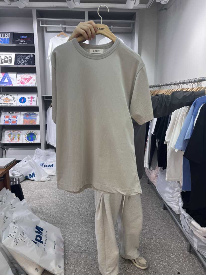 L GREY韓國直郵東大門代購女裝新品職業休閑熱賣真品人氣T恤L GREY-男裝T恤