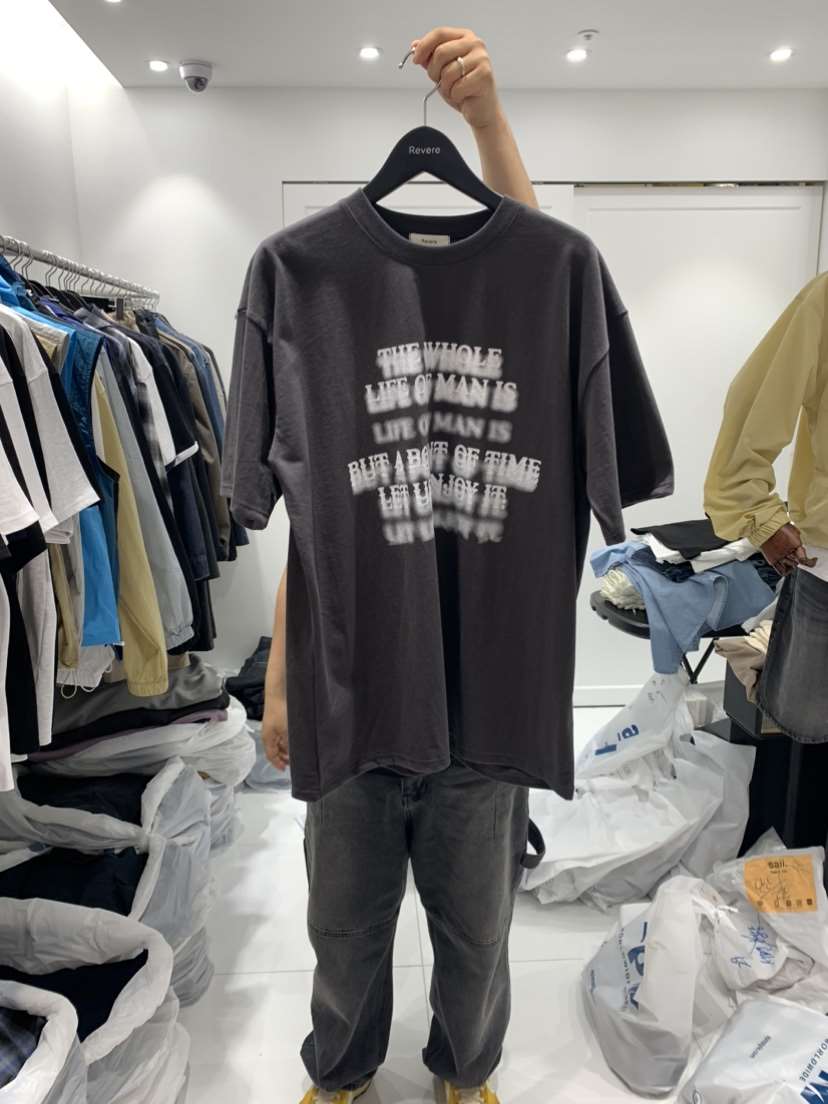 REVERE-男裝韓國直郵東大門實拍女裝新品職業時尚24春夏T恤REVERE-男裝T恤