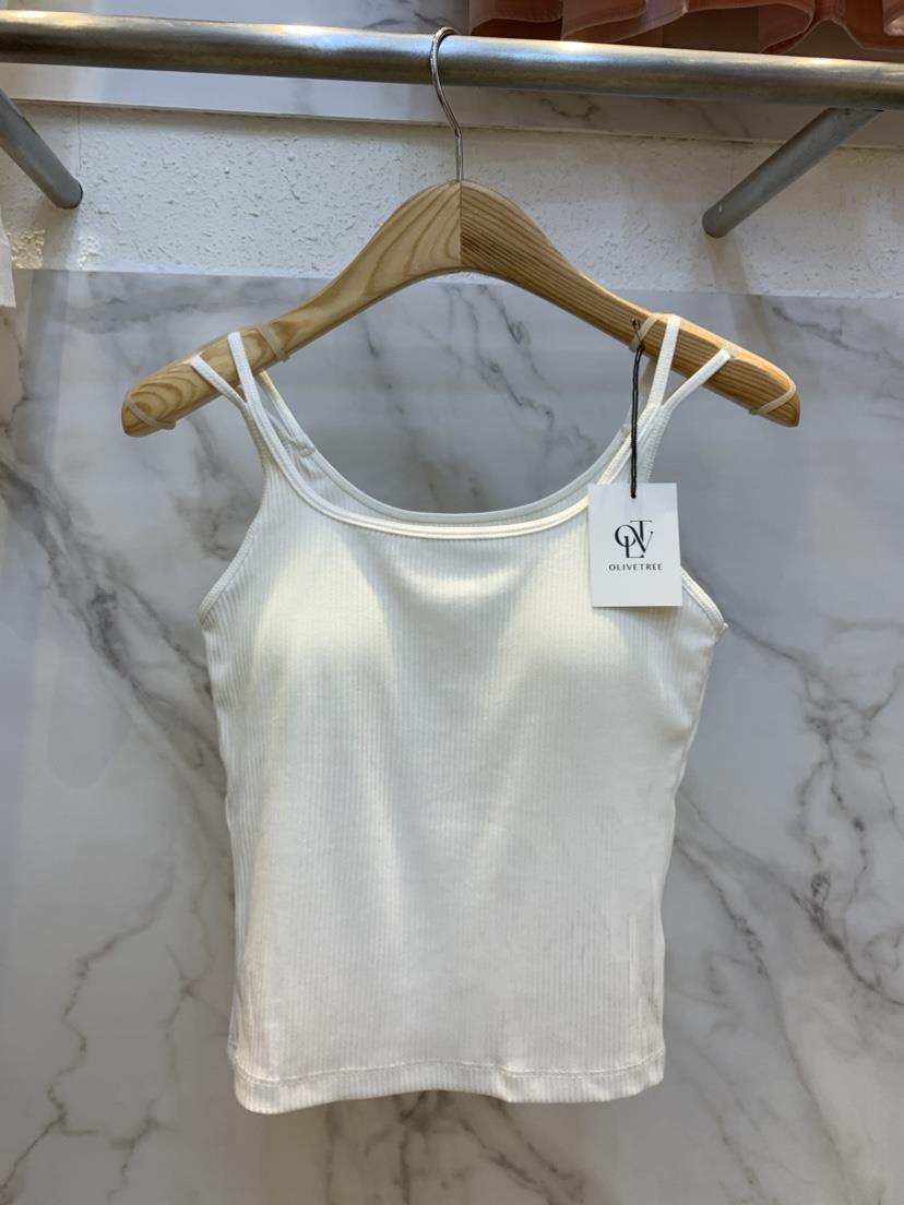 OLIVE TrEE直郵韓國代購女裝新品職業時尚24春夏吊帶背心OLIVE TrEE吊帶/背心