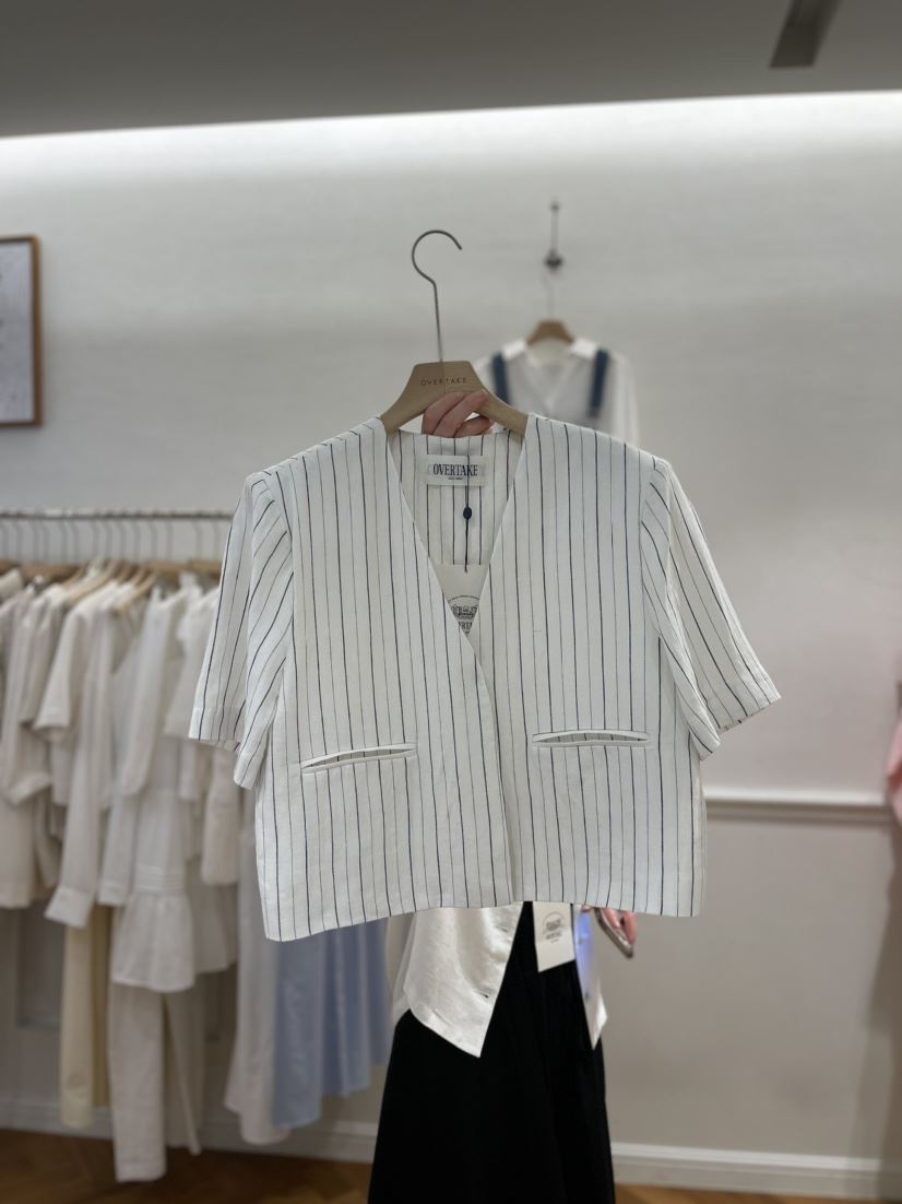 OVERTAKE直郵韓國代購女裝新品時尚24春夏人氣熱賣休閑夾克OVERTAKE夾克
