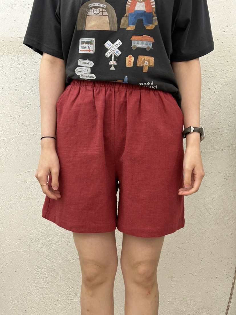 PEPPER韓國直郵東大門實拍女裝新品人氣休閑職業24春夏短褲綁帶PEPPER短褲