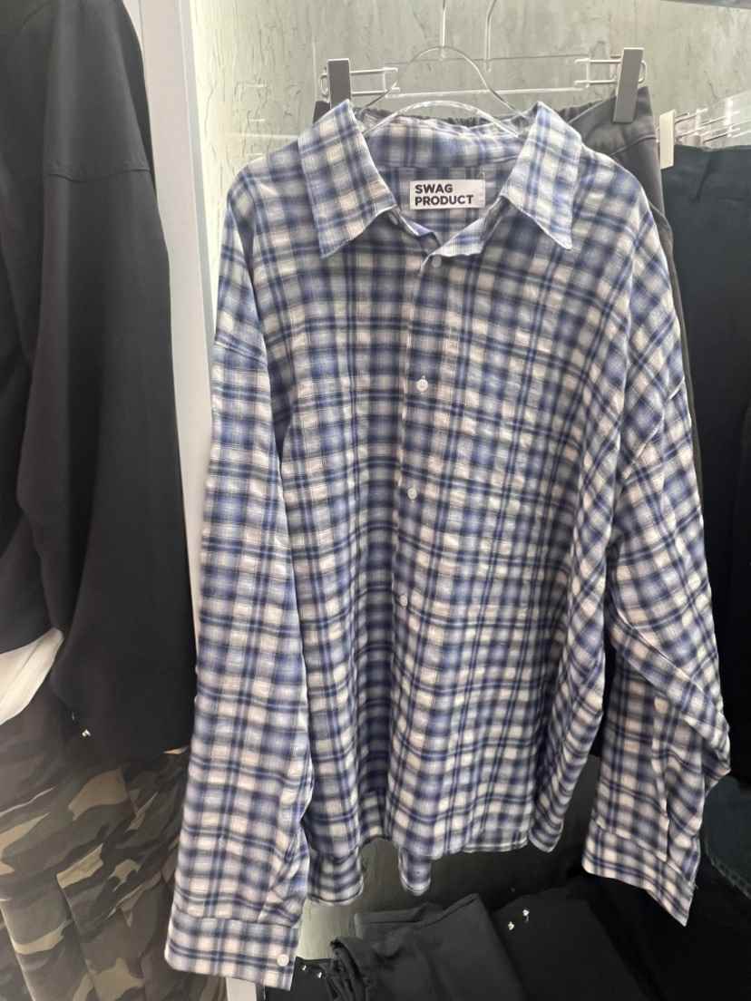 SWAG直郵韓國代購女裝新品24春夏真品職業推薦襯衫蕾絲衫SWAG PRODUCT-男裝襯衫/蕾絲衫