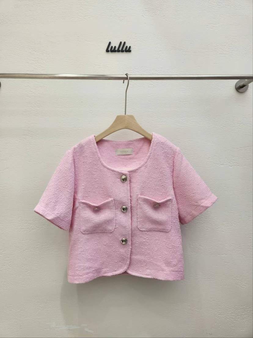 LIVE/LULULALLA直郵韓國代購女裝新品休閑熱賣24春夏夾克口袋LIVE/LULULALLA夾克