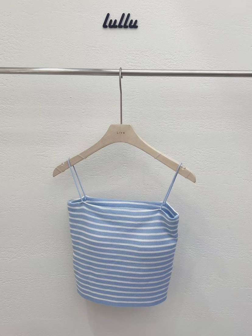 LULULALLA直郵韓國代購女裝新款職業時尚熱賣休閑24春夏吊帶背心LULULALLA吊帶/背心