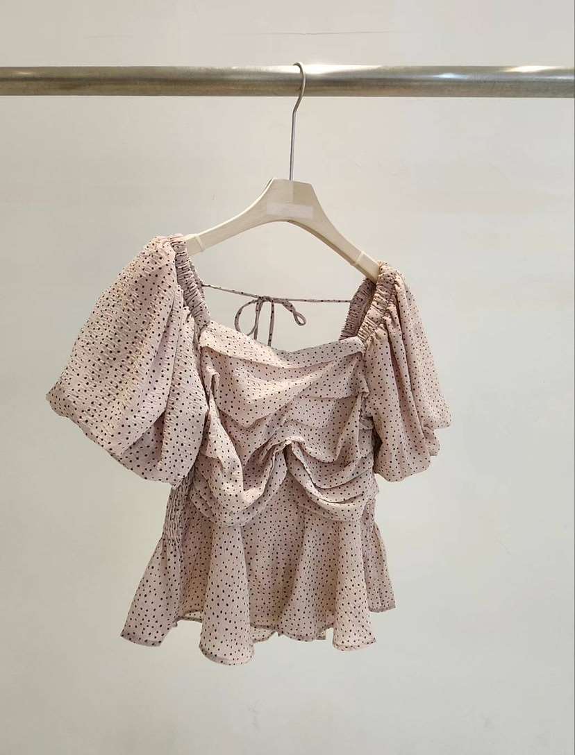 LULULALLA韓國直郵女裝新品推薦休閑人氣熱賣職業襯衫蕾絲衫LULULALLA襯衫/蕾絲衫