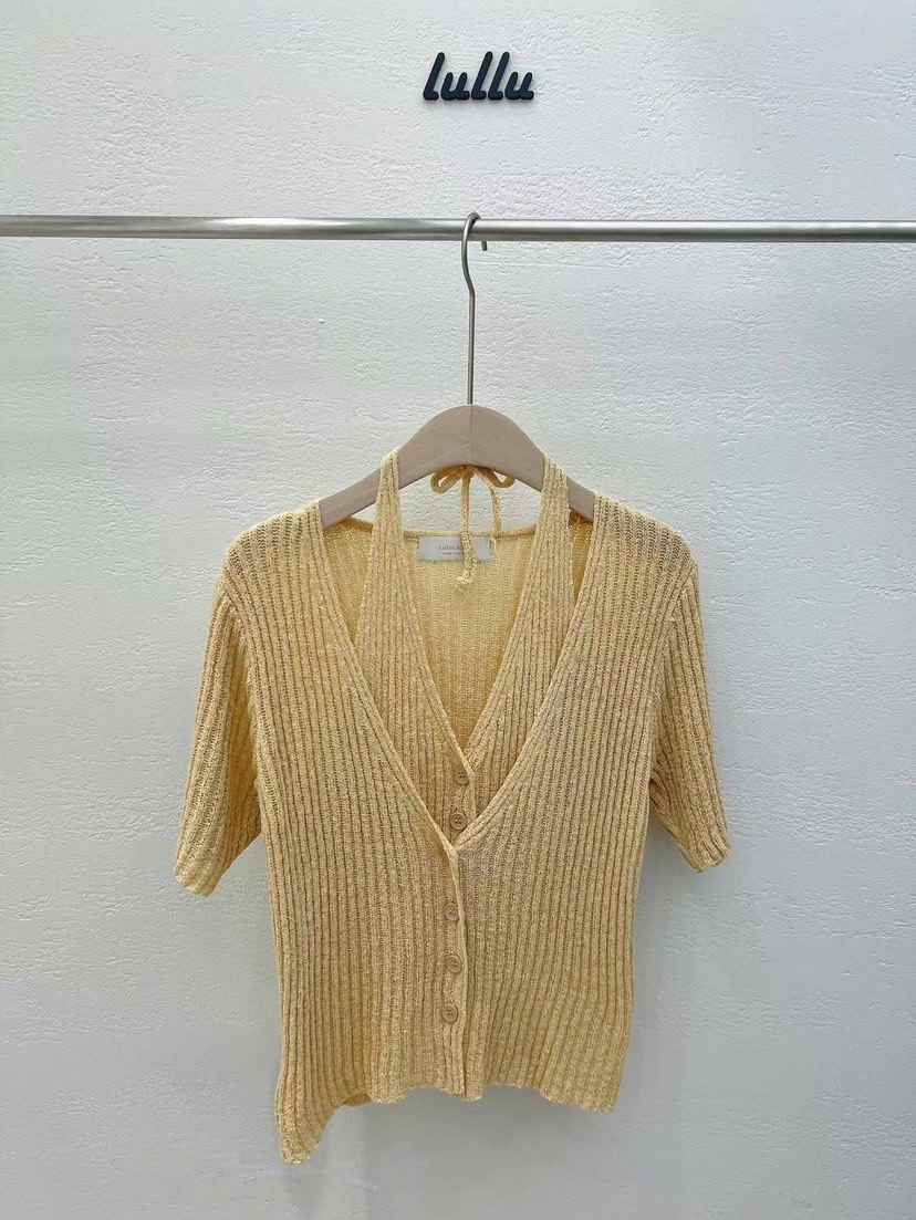 LULULALLA韓國直郵東大門實拍女裝新品人氣時尚職業推薦針織衫LULULALLA針織衫