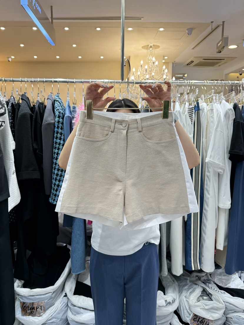 Workshop韓國直郵東大門實拍女裝新款時尚熱賣職業休閑短褲Work_shop短褲