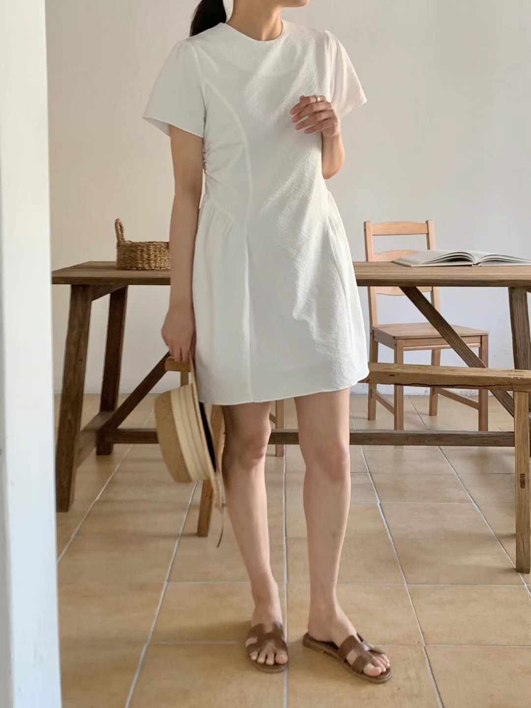 FLAMINGO韓國直郵東大門實拍女裝新款休閑推薦時尚熱賣連衣裙FLAMINGO連衣裙