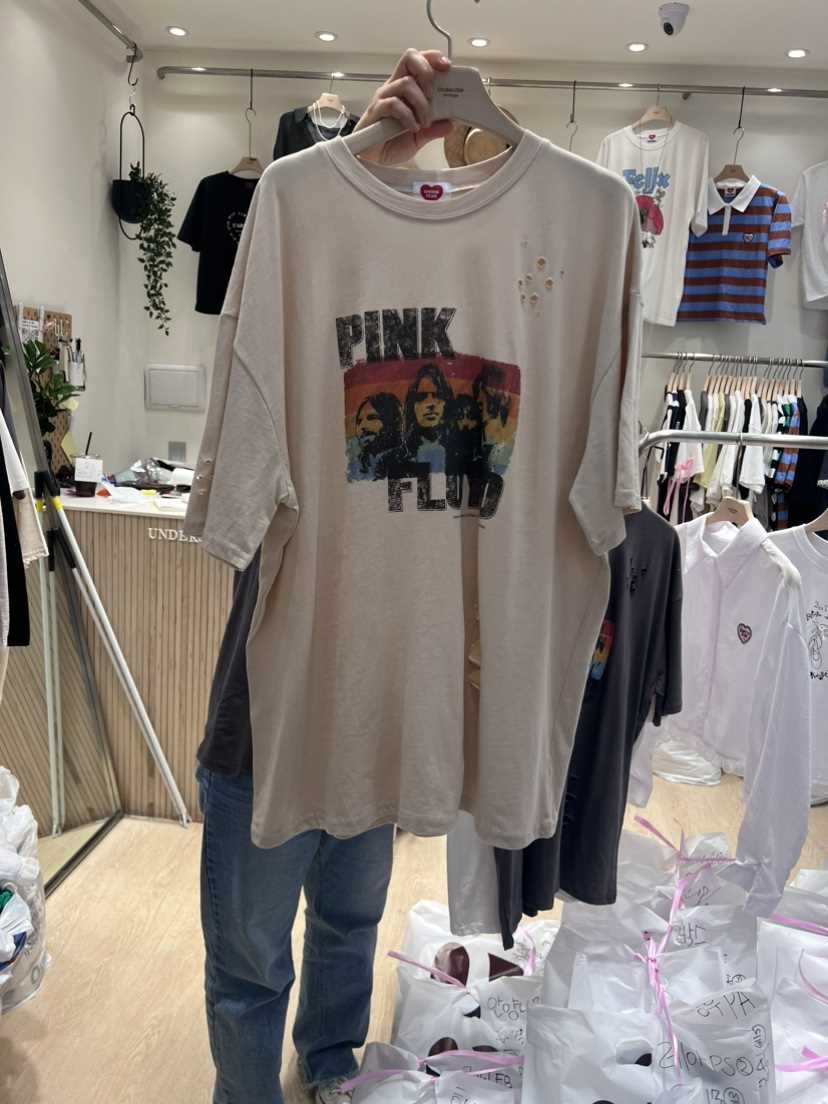 UNDERSTAR_VINTAGE韓國直郵東大門實拍女裝新品24春夏T恤UNDERSTAR_VINTAGET恤