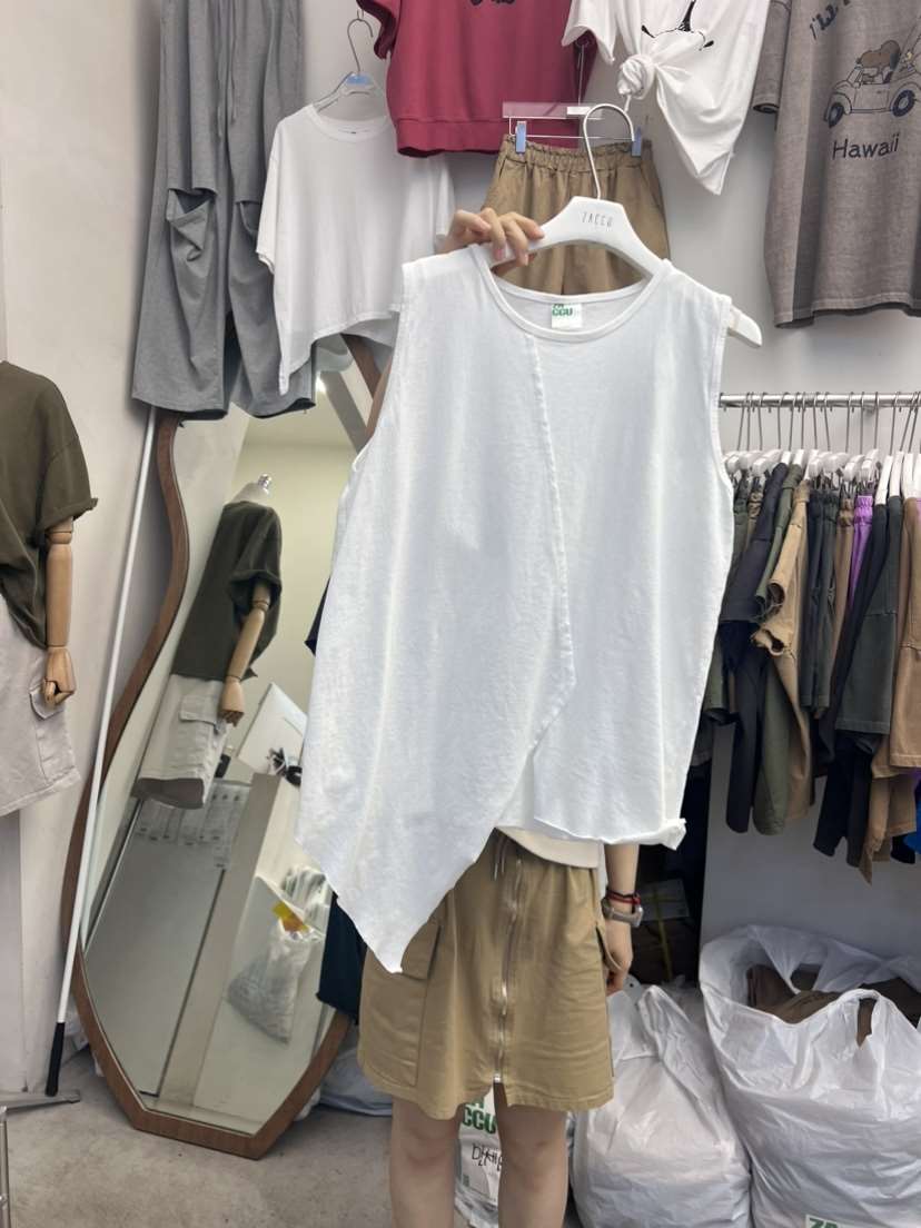 ZACCU韓國直郵女裝新品休閑職業24春夏推薦人氣時尚吊帶背心ZACCU吊帶/背心