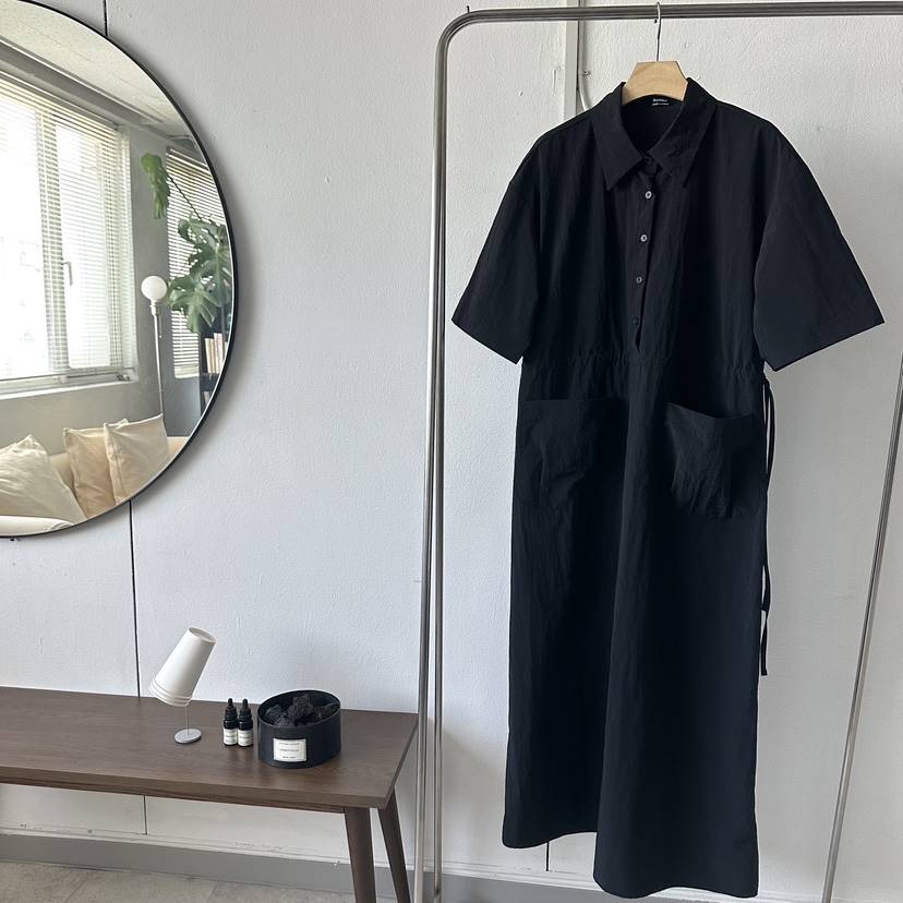 BONHEUR韓國直郵東大門代購女裝新品24春夏熱賣連衣裙口袋CHARMING連衣裙