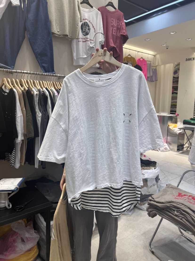 REPLAY韓國直郵東大門代購女裝新款推薦時尚人氣熱賣職業T恤REPLAYT恤