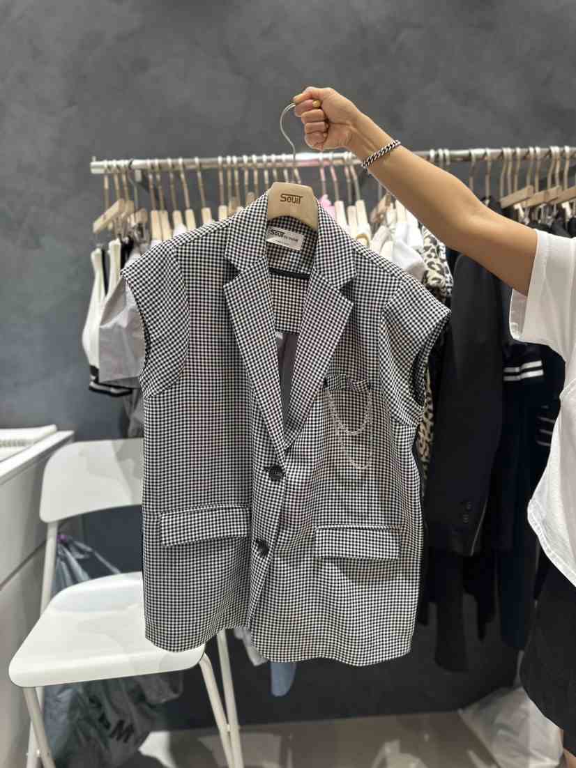 SOUIT韓國直郵女裝新品休閑24春夏職業時尚熱賣真品人氣馬甲SOUIT by mabel-L馬甲