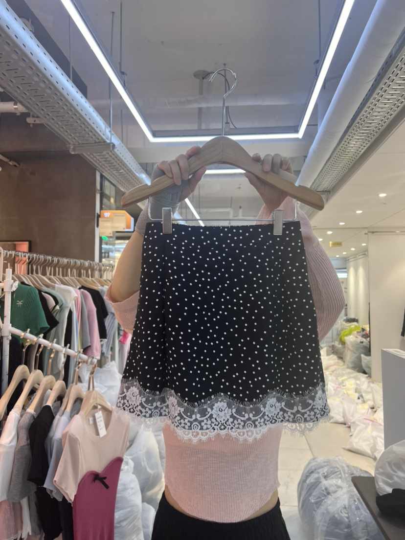 SAGE BRUSH直郵韓國代購女裝新品時尚真品休閑24春夏短裙蕾絲SAGE BRUSH短裙