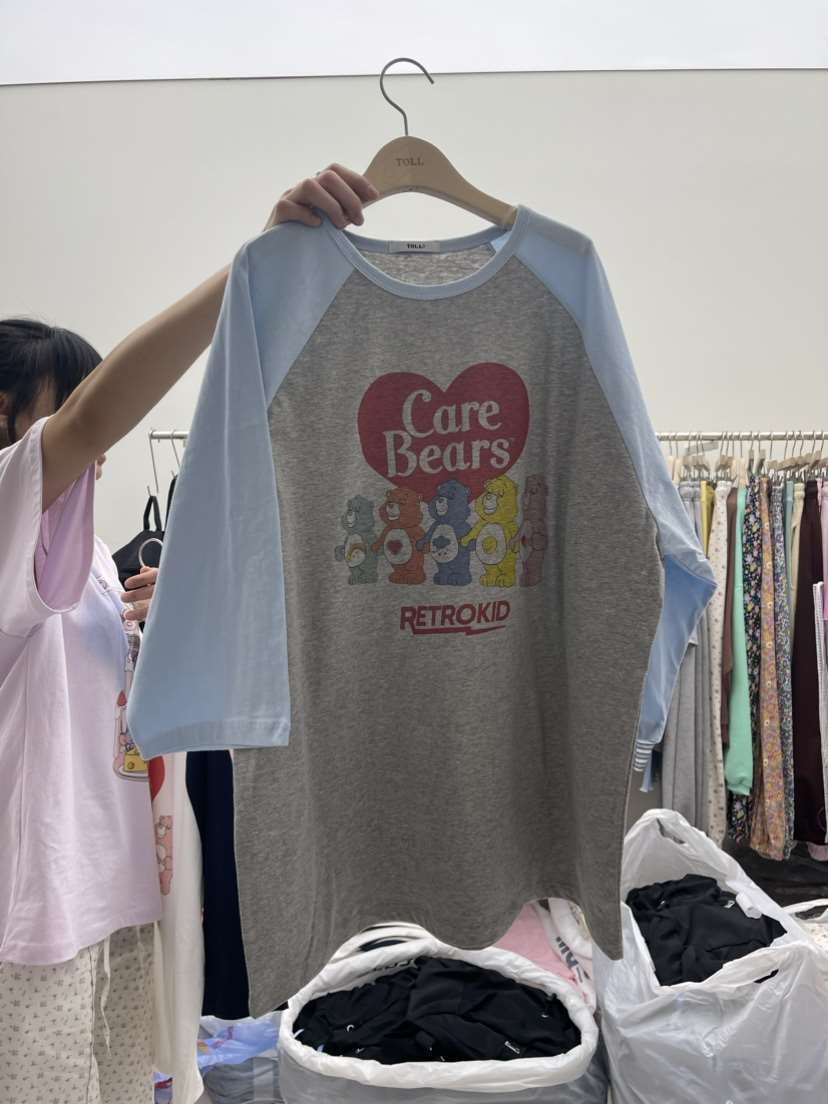 TOLL韓國直郵東大門實拍女裝新款真品人氣24春夏熱賣休閑T恤TOLLT恤