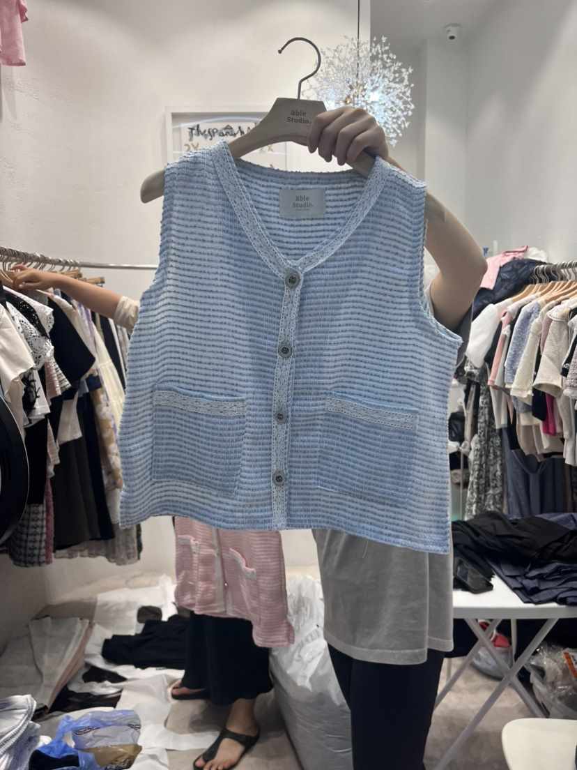 ABLE STUDIO韓國直郵東大門代購女士新品時尚推薦熱賣馬甲TERAIS馬甲